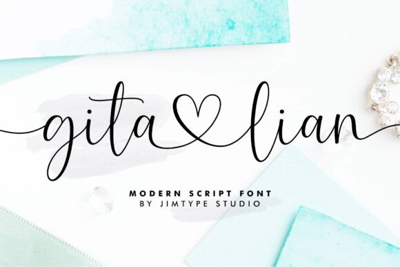 Gita Lian Font - Preview 1