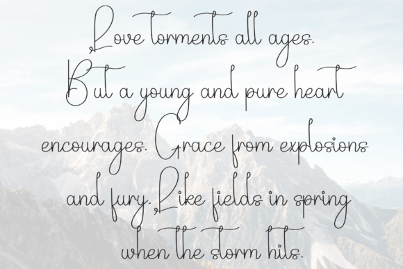 Greeting Signature Font - Preview 5