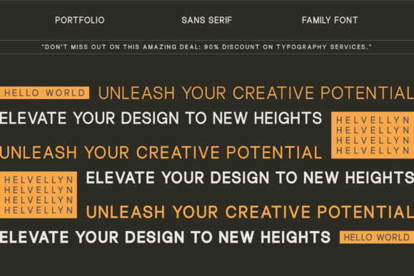 Helvellyn Font PNG with transparent background - Preview 1