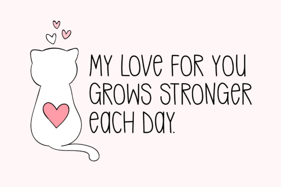 Imagine Darling Font PNG with transparent background - Preview 1
