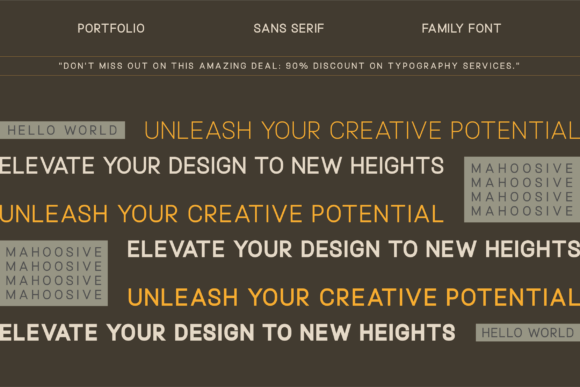 Mahoosive Font PNG with transparent background - Preview 1