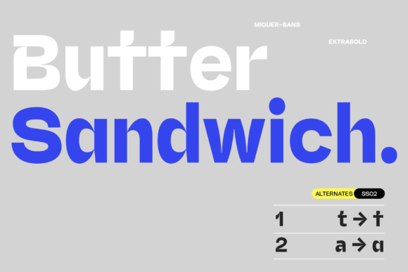 Miguer Font PNG with transparent background - Preview 6