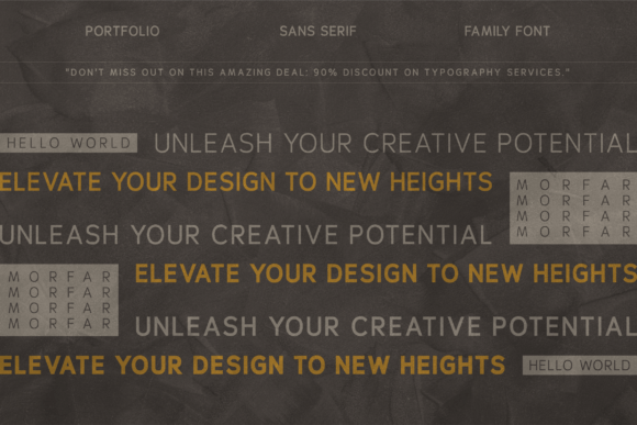 Morfar Font PNG with transparent background - Preview 1