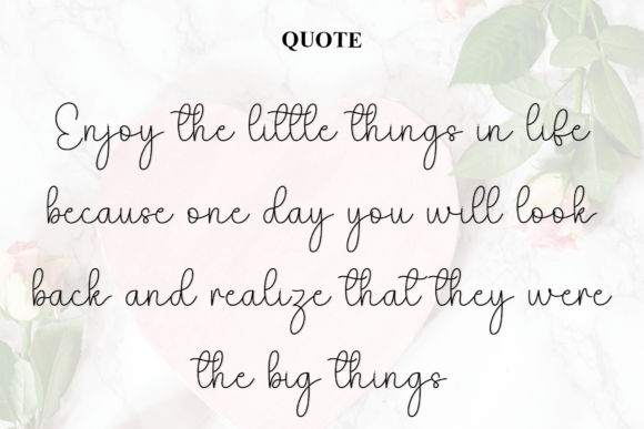 Nostalgia Valentine Font PNG with transparent background - Preview 5
