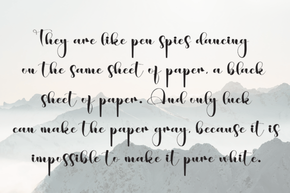 Outerglow Font PNG with transparent background - Preview 5