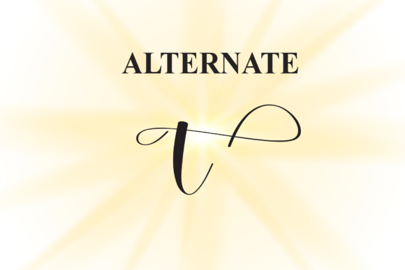 Outerglow Font PNG with transparent background - Preview 6