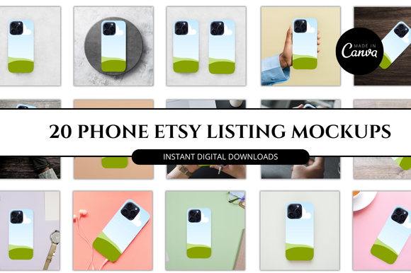 Phone Etsy Canva Mockup