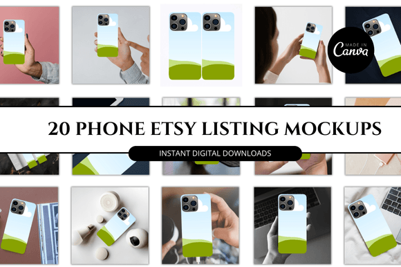 Phone Etsy Canva Mockup