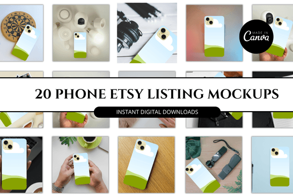Phone Etsy Canva Mockup