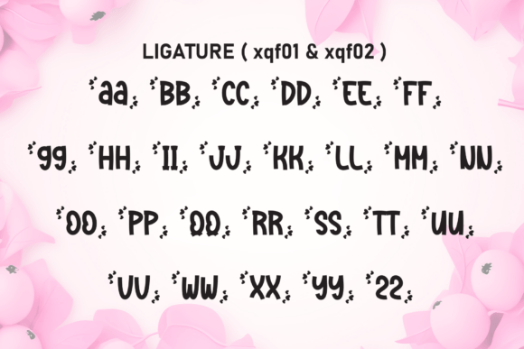 Pink Vibes Font PNG with transparent background - Preview 6