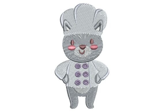 Wolf Chef Embroidery