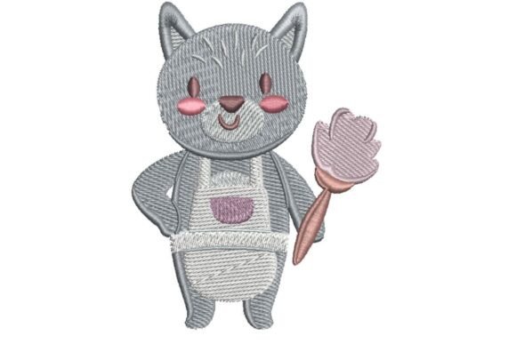 Wolf Housekeeper Embroidery