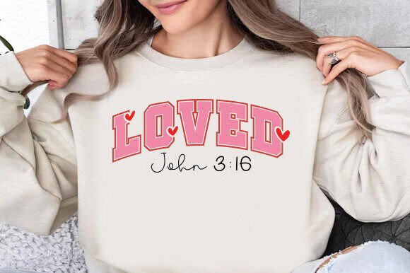 Loved john 3:16, valentine cutfile