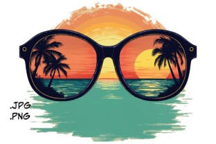 Sunset Sunglasses Graphic by Joanna Redesiuk · Creative Fabrica