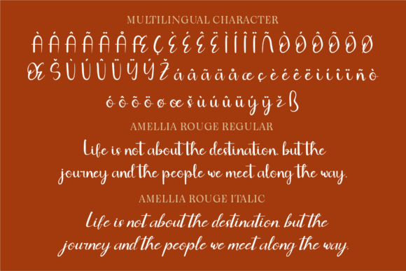 Amellia Rouge Font - Preview 3