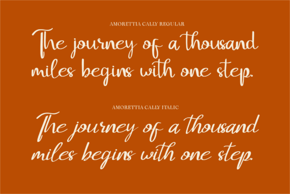 Amorettia Cally Font - Preview 4