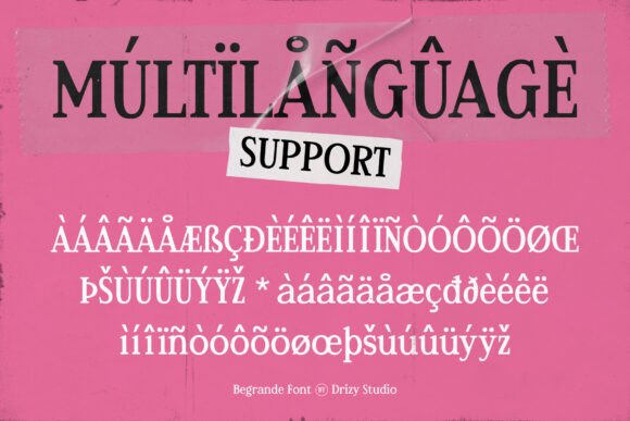 Begrande Font - Preview 5
