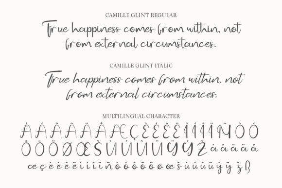 Camille Glint Font - Preview 3