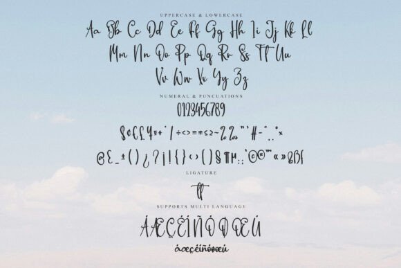 Culture Signature Font PNG with transparent background - Preview 5