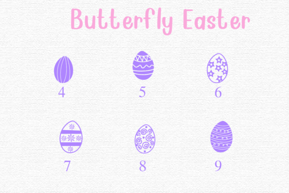 Cute Easter Egg Font - Preview 3