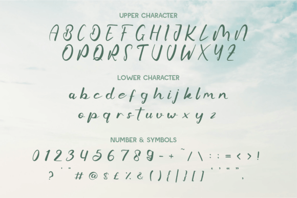 Dashing Twist Font PNG with transparent background - Preview 4