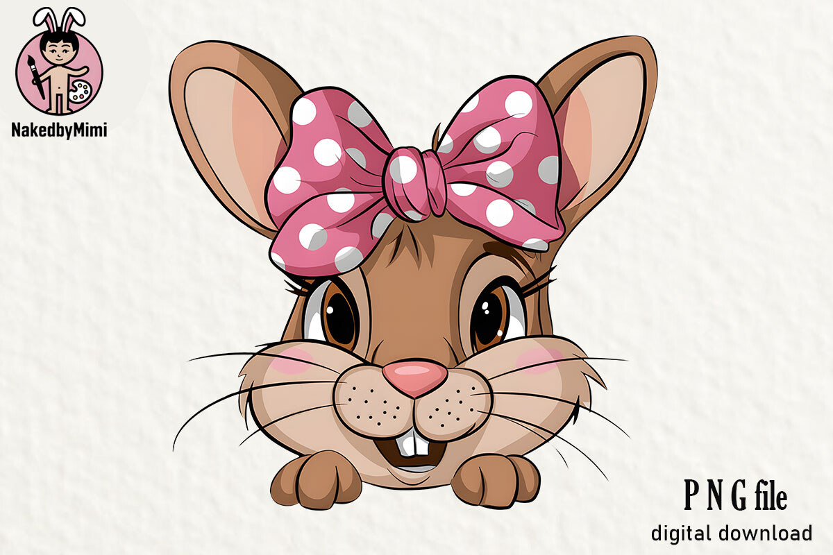 Easter Bunny Sublimation Graphic by nakedbymimi · Creative Fabrica