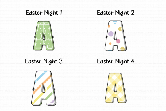 Easter Night Font - Preview 1