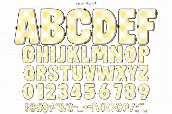 Easter Night Font - Preview 5