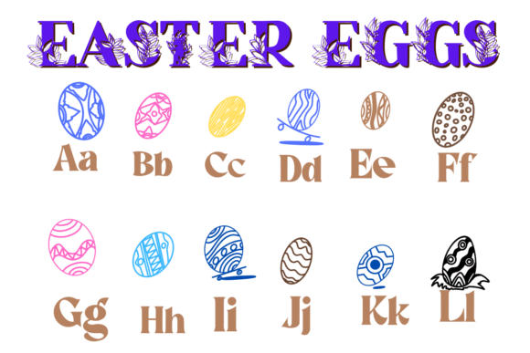 Easter Eggs Font - Preview 1