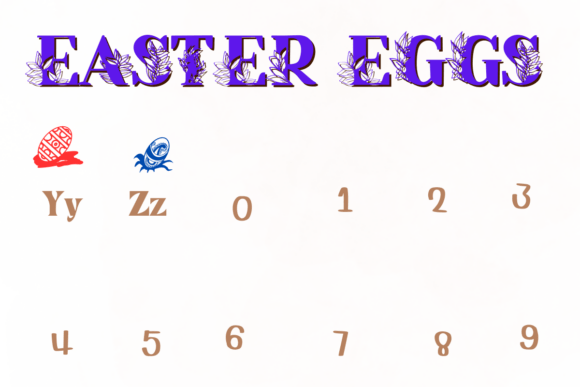 Easter Eggs Font - Preview 3
