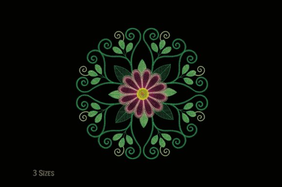 Elegant Floral Mandala