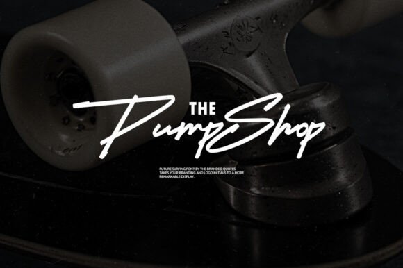 Future Surfing Font PNG with transparent background - Preview 1