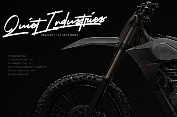Future Surfing Font PNG with transparent background - Preview 2