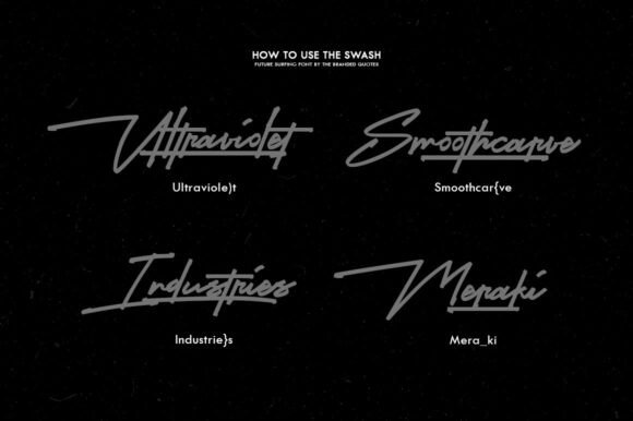 Future Surfing Font - Preview 5