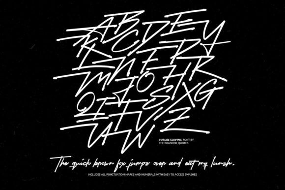 Future Surfing Font - Preview 6