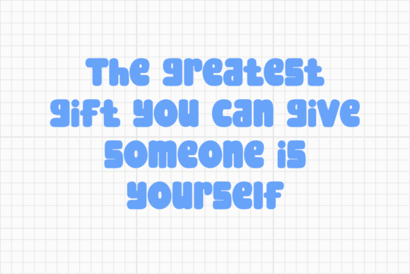 Gift Giving Font PNG with transparent background - Preview 2