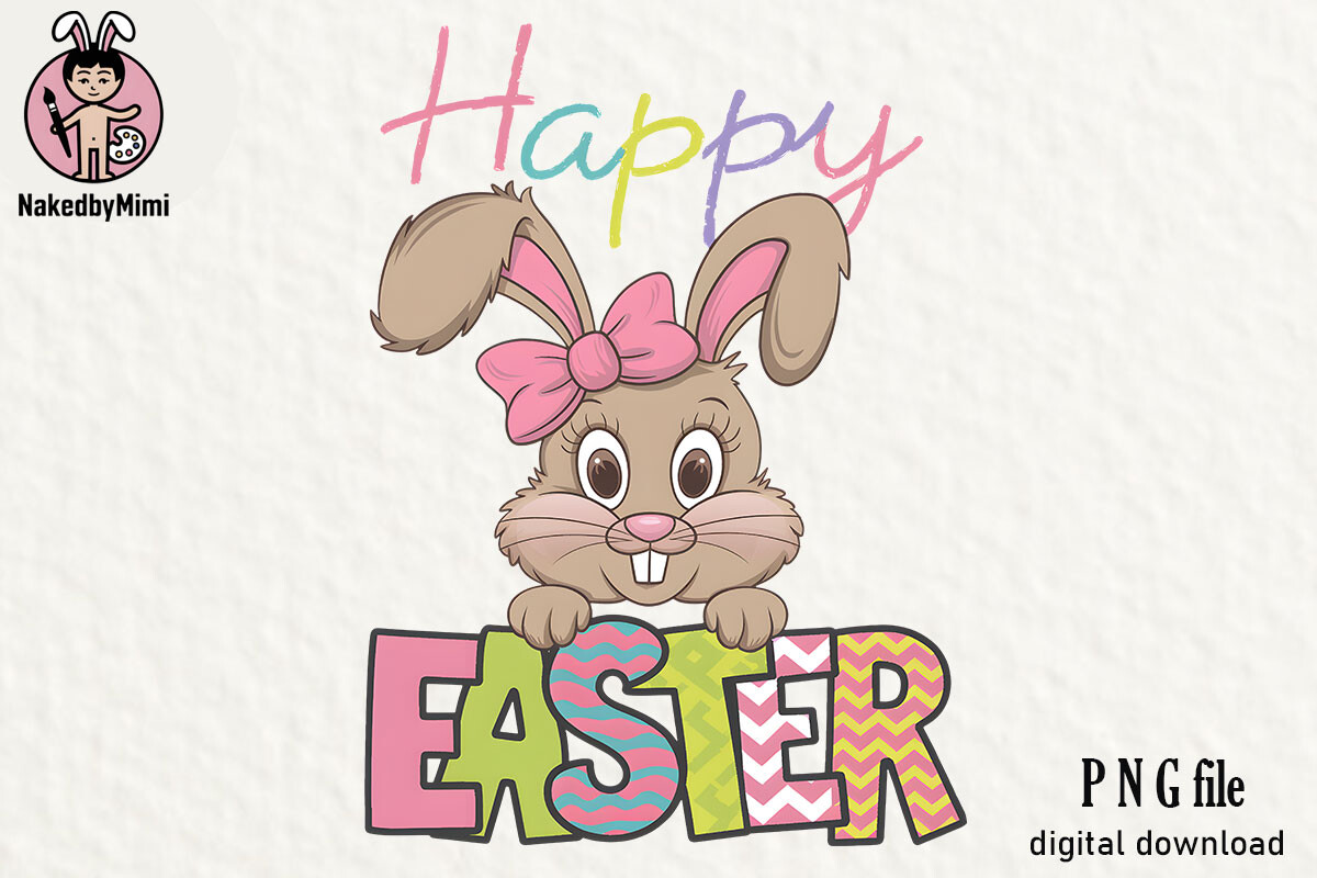 Happy Easter Sublimation Graphic by nakedbymimi · Creative Fabrica