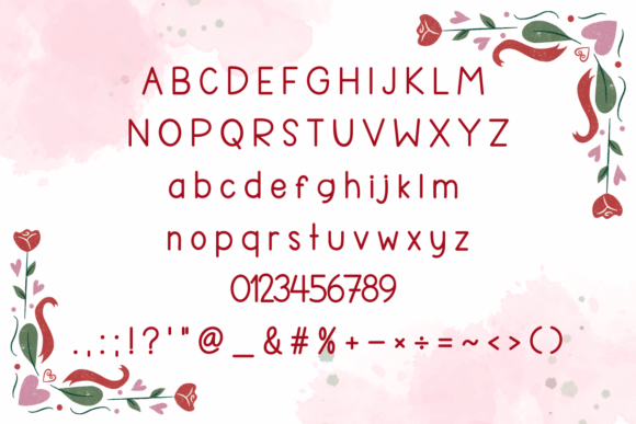 Happy Valentine Day Font - Preview 1