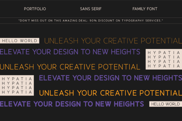 Hypatia Font - Preview 1