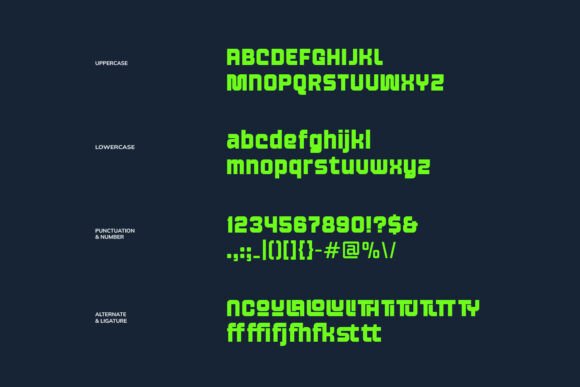 Maxel Font PNG with transparent background - Preview 3