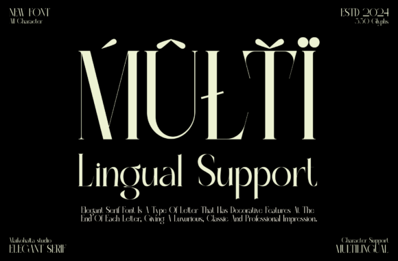 Mote Cainge Font PNG with transparent background - Preview 5