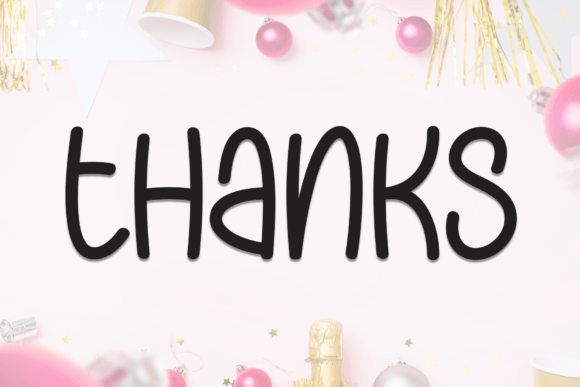 New Year Happiness Font PNG with transparent background - Preview 6