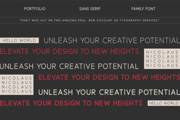 Nicolaus Font PNG with transparent background - Preview 1