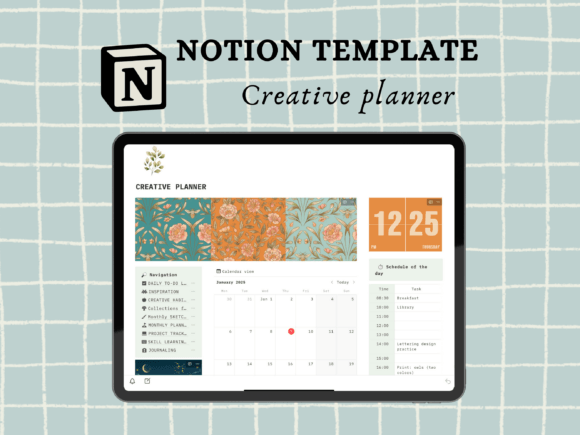 Notion Planner for Creatives