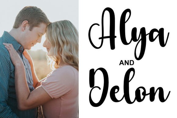Rustic Written Font PNG with transparent background - Preview 1
