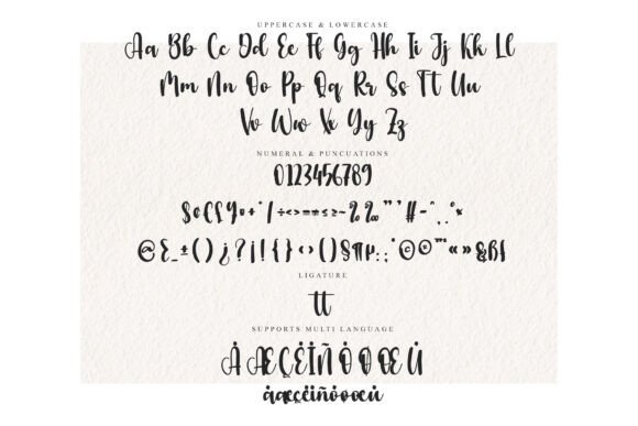 Rustic Written Font PNG with transparent background - Preview 5