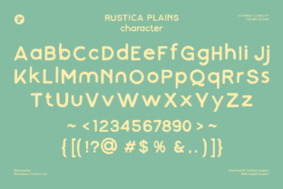 Rustica Script Rustica Plains Font by roomspace · Creative Fabrica