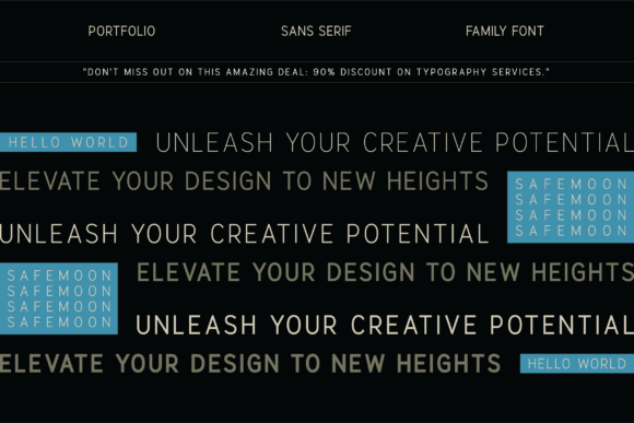 Safemoon Font PNG with transparent background - Preview 1