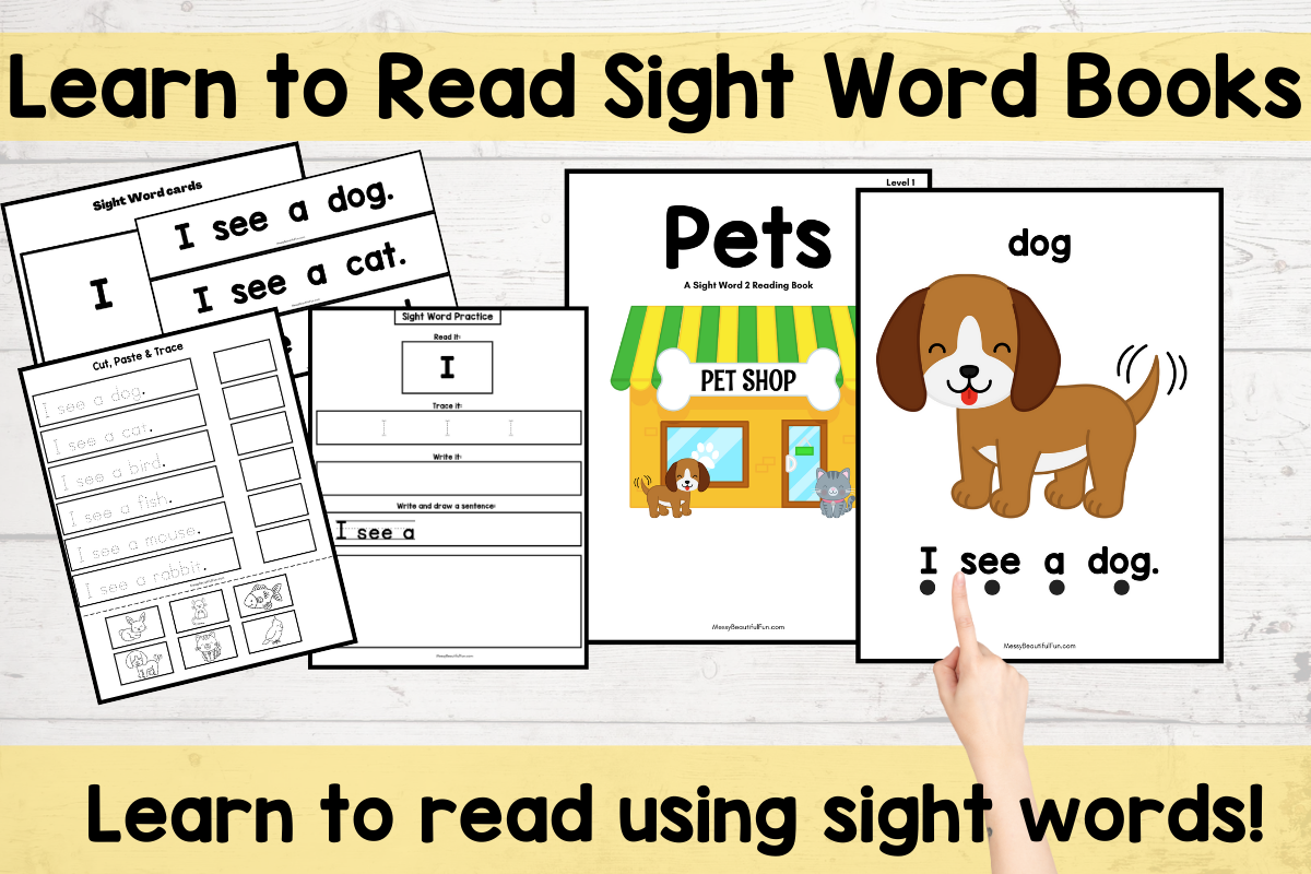 Sight Words Learn to Read Book Lessons
