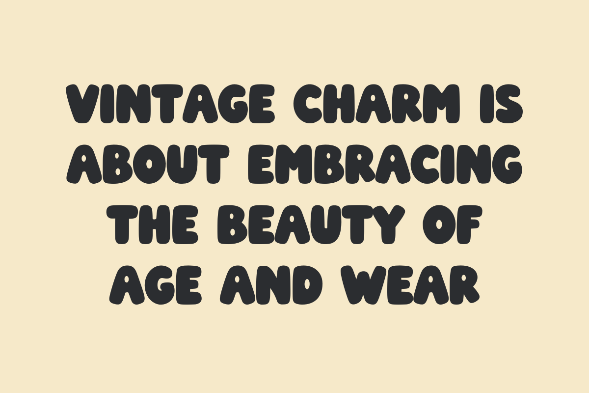 Vintage Charm Font - photo 3